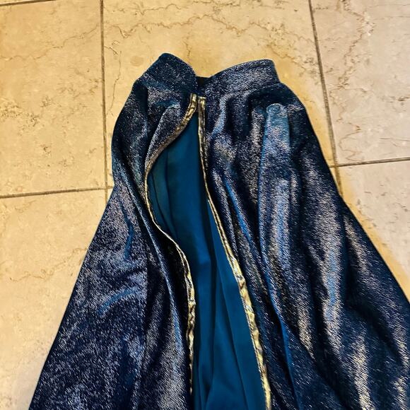 Great Pretenders Starry Night Wizard Cape Hat Magician Magic Costume Kids 7-8 - Picture 5 of 11